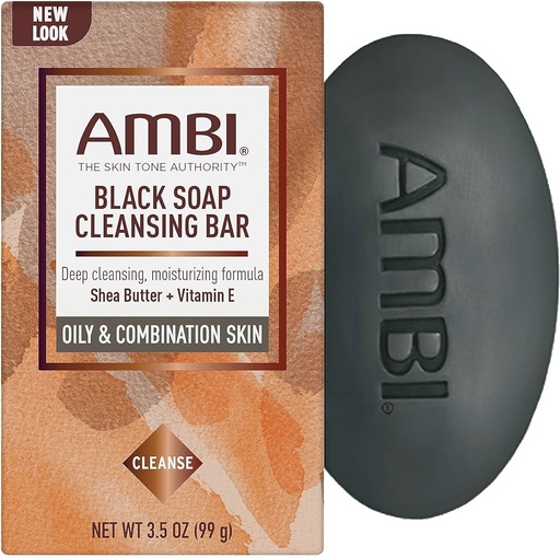 [810107180075] AMBI SOAP BAR BLACK 3.5oz /24