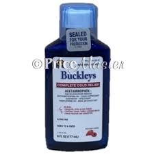 [853030002762] Buckleys Liquid Cough Cold Relief 6oz /24 exp 6/27