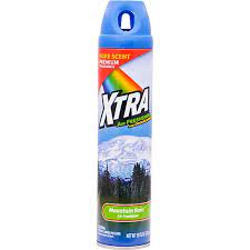 [854152008229] XTRA AIR FRESHENER MOUNTAIN RAIN 10oz /12