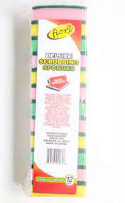 [856427002628] FIORI SPONGE SCRUBBING 12pk /24