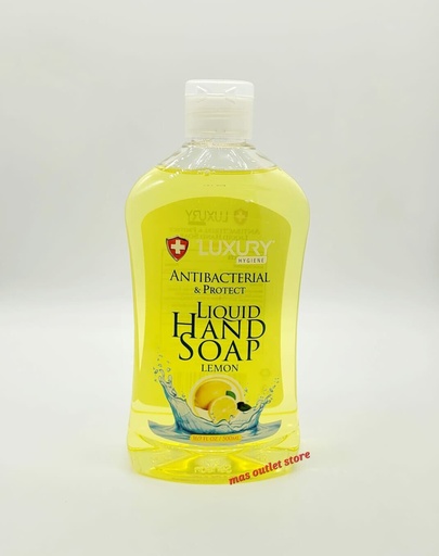 [868073144072] LUXURY LIQUID HAND SOAP LEMON 16.9oz /12
