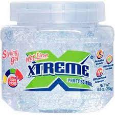 [871217000110] XTREME  HAIR GEL CLEAR JAR 8.8oz /24