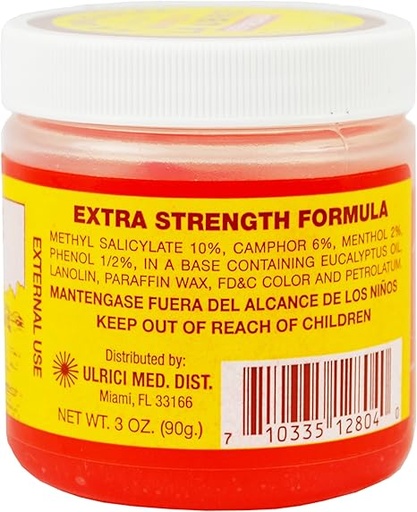 [710335128040] Manteca La Ubre JAR ROJA 3oz /12  exp 5/28