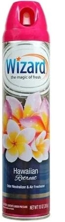 [850007395551] WIZARD AIR Freshener HAWAIAN RETREAT 10oz /12