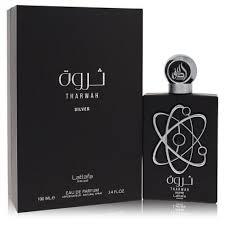 [6291108738184] LATTAFA THARWAH SILVER PERFUME 3.4oz F/M