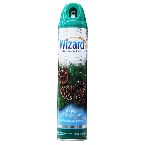 [654152008496] WIZARD AIR FRESHNER Winter Pine Forest 10oz /12