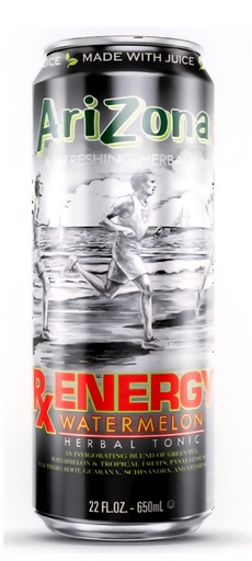 [613008771300] ARIZONA ENERGY WATERMELOM 22oz - 24PK