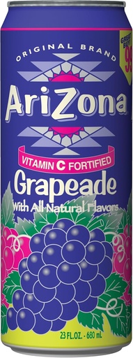 [613008719296] ARIZONA GRAPEADE 22oz - 24PK