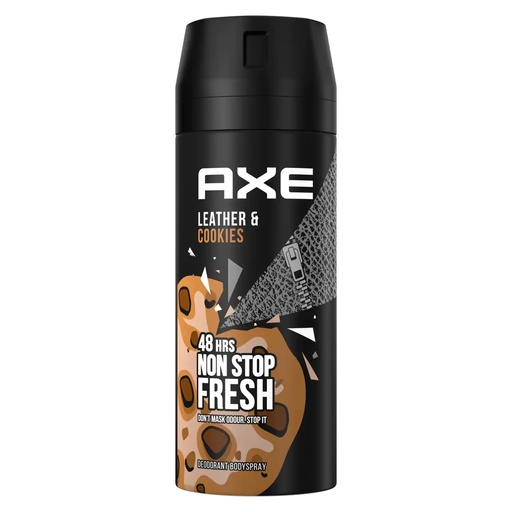 [7791293041124] AXE DEOD SPRAY Collision Cuero & Cookies 150ML /12