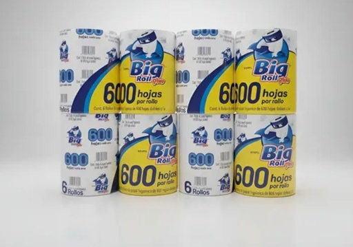 [7502247338845] TOILET PAPER BIG ROLL 8PK OF 6-48 ROLLOS ph0392