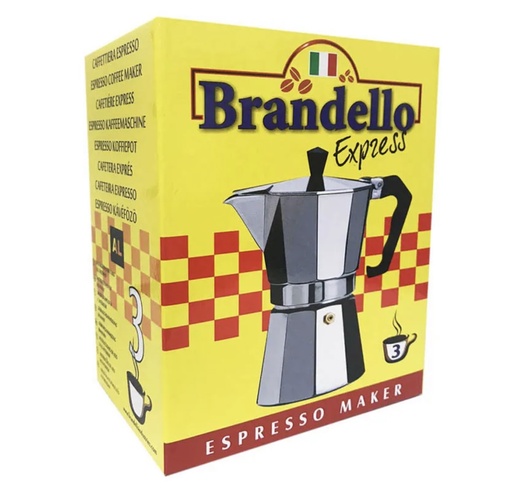 [BR-1491] BRANDELLO COFFEE MAKER 3CUP/36