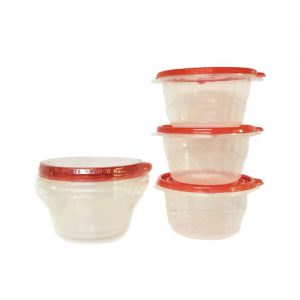 [BR-14767] BRANDELLO Plastic Food Container RD 1.4L- 3PK /24