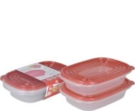 [6934091443726] BRANDELLO Plastic Food Container 0.95L-2PK /64