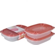 [BR-8771] BRANDELLO Plastic Food Container 0.95L-2PK /64