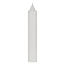 [7460467332008] CANDLE JUMBO WHITE 12PK