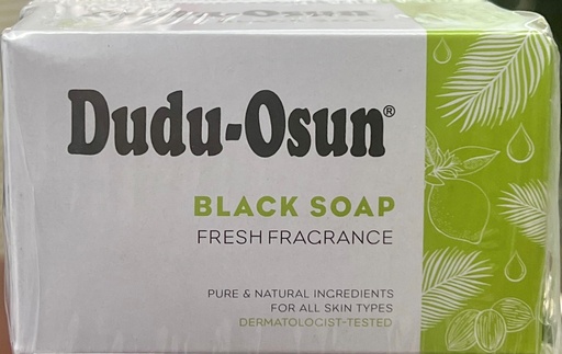 [6156000043821] DUDU-OSUN BLACK SOAP Fresh 150gm /48 exp 8/27