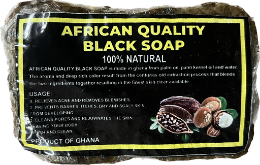 [AFRICAN BLACK SOAP] AFRICAN BLACK SOAP 16oz /36