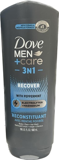 [DOVE MEN + CARE BODY + FACE WASH 18oz Assorted] DOVE MEN + CARE BODY + FACE WASH 18oz Assorted