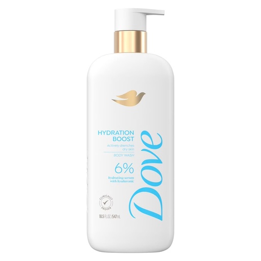[011111049420] DOVE BODY WASH HYDRATING BOOST 18.5oz /12