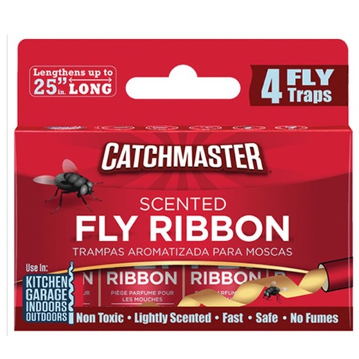 [029049091442] CATCHMASTER Scented Fly Ribbon 24pk /4  (9144M4)