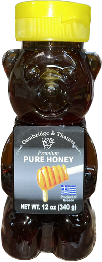 [035549971207] Cambridge & Thames Pure Honey Bear 12oz /24 exp 1/28