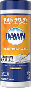 [037000662716] DAWN DISINFECTING WIPES 35 CT /12