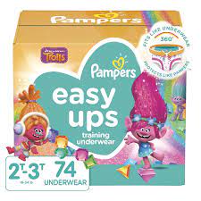 [037000764663] PAMPERS EASY UPS 2T-3T - 74count /BOX