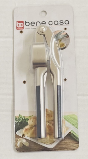 [037005654587] GARLIC PRESS W/ NICKLE FINISH B/C /48