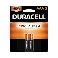 [041333224015] DURACELL BATTERY AAA X 2PK /18