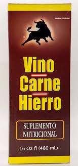 [042279576169] VINO DE CARNE HIERRO (DIETARY SUPPLEMENT) 16oz/16