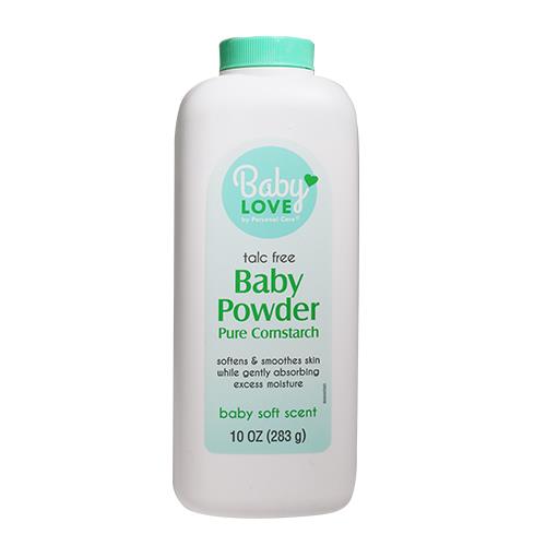 BABY LOVE BABY POWDER CORNSTACH 10oz /12 PJ DISTRIBUTORS
