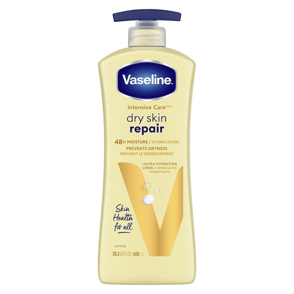 VASELINE LOTION DRY SKIN REPAIR 20.3oz /4 PJ DISTRIBUTORS
