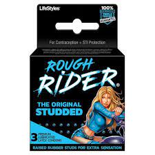 [070907298602] Life Styles Condoms Rough Rider 3pk /6 exp 11/28