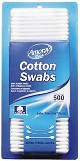 [088168666184] AMORAY COTTON SWAB BLISTER CARD  500CT /48