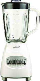 [181225100109] BRENTWOOD Blender 12 SPD GLASS JAR WHITE 42oz  JB920W