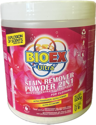 [7707324205205] BIOEX LAUNDRY POWDER 2in1 Stain Remover 500GM/24