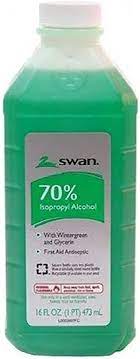 [308691306105] SWAN ALCOHOL GREEN 16oz IPA 70% /12 exp 4/27