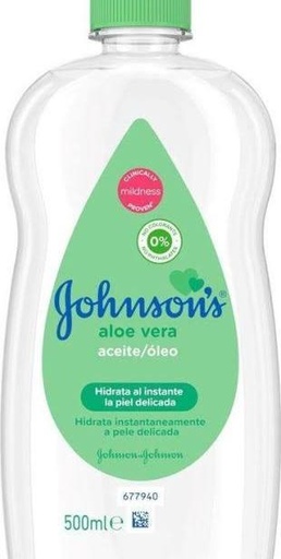 [3574660209853] JOHNSON'S BABY OIL ALOE VERA 500ml /12